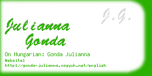 julianna gonda business card